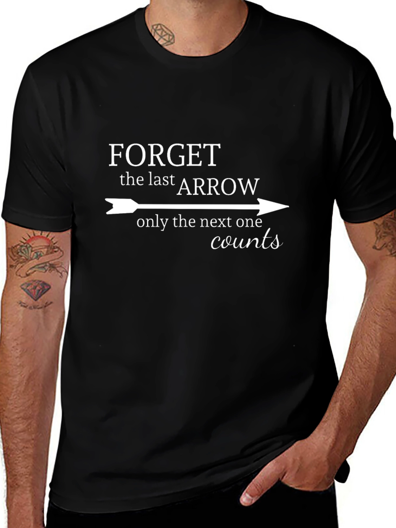 Forget the Last Arrow Graphic T-Shirt