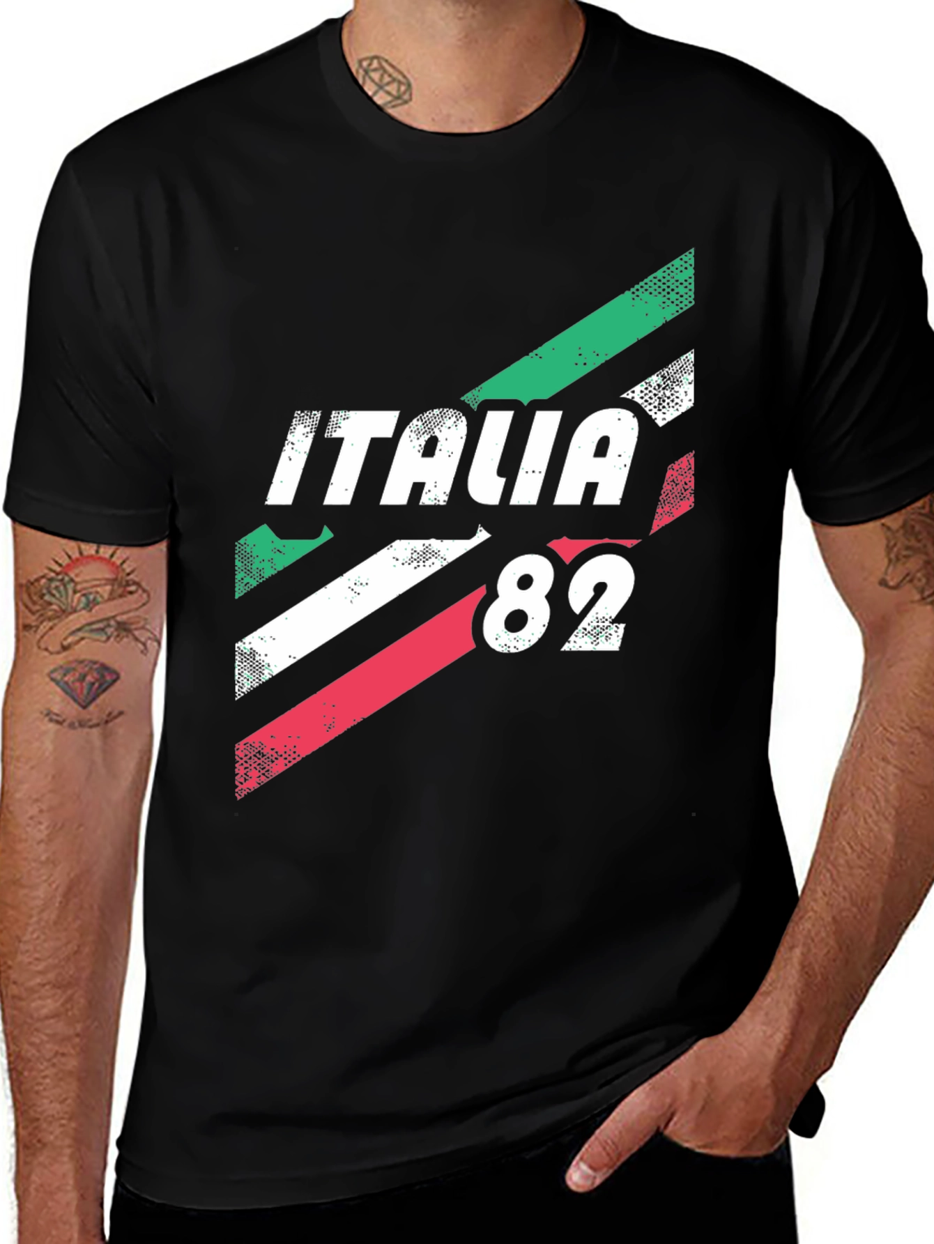 Italia 82 Graphic Tee - Retro Italian Pride