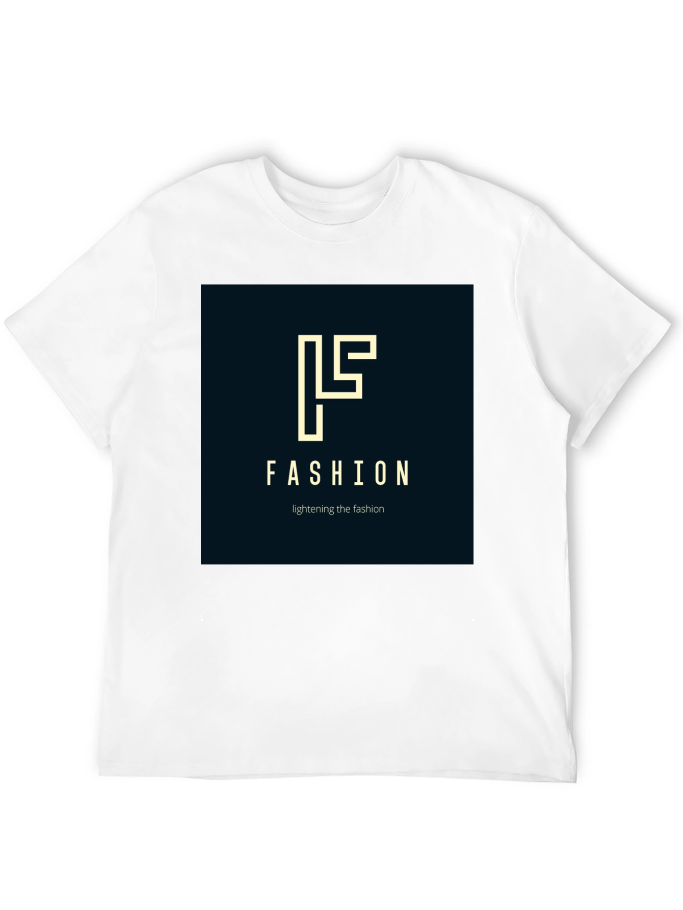 Fashion Logo Black T-Shirt - Stylish Modern Design