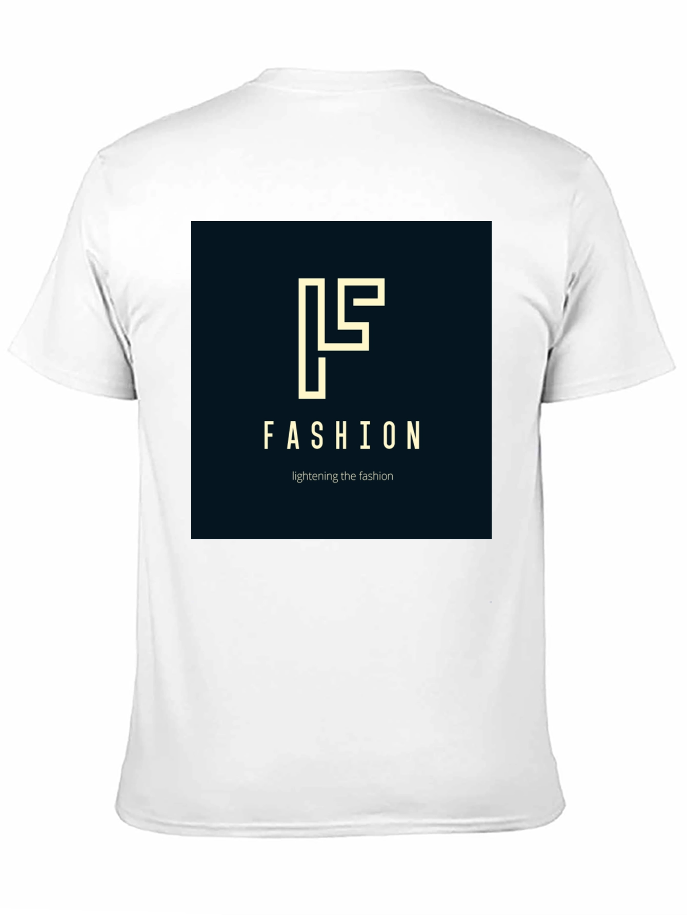 Fashion Logo Black T-Shirt - Stylish Modern Design