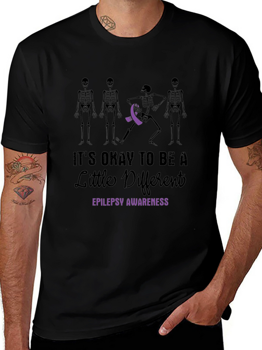 Epilepsy Awareness T-Shirt - Its Okay to Be Different