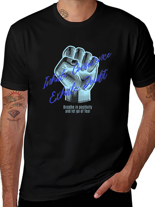 Inhale Confidence Graphic Print T-Shirt
