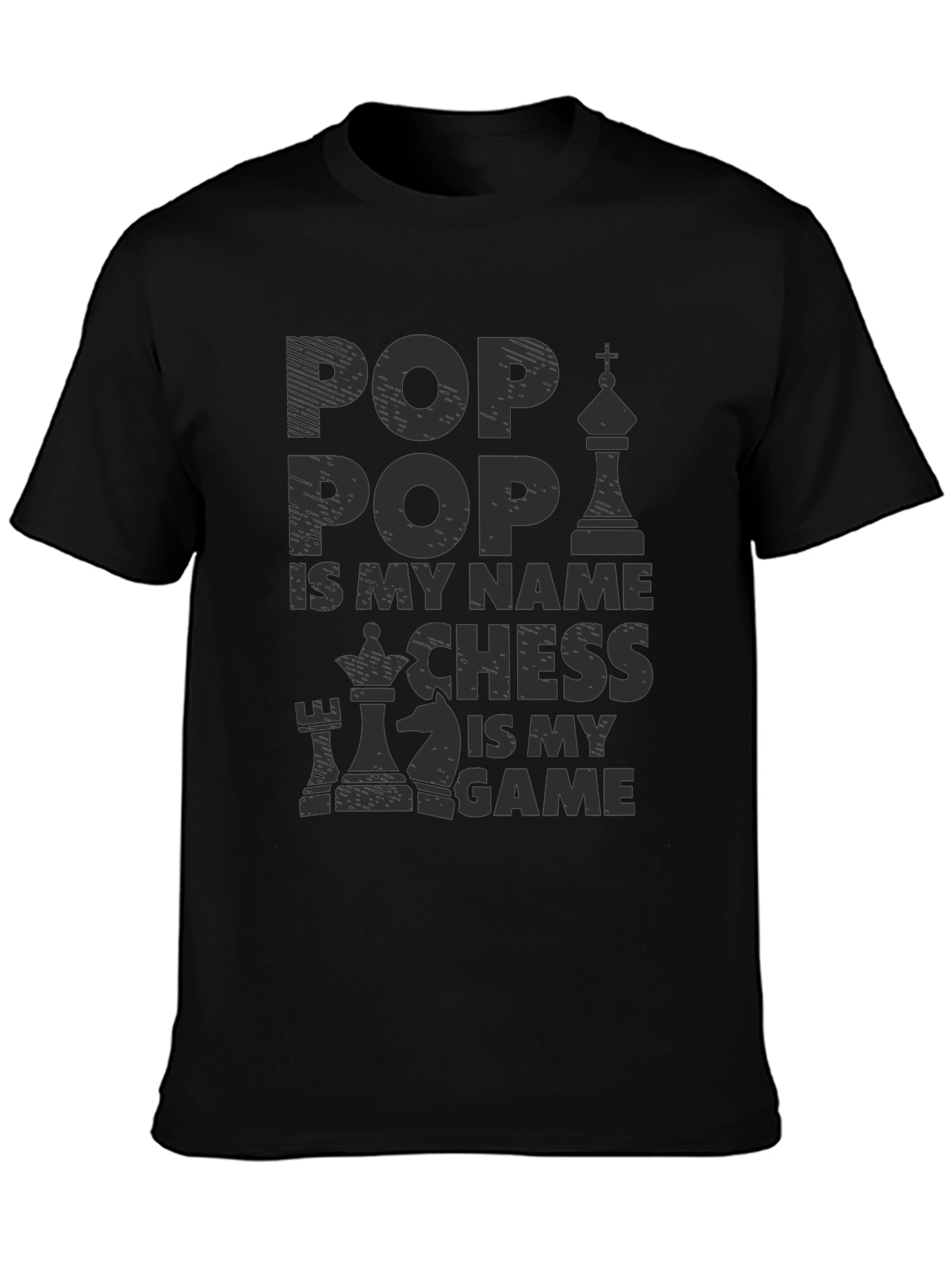 Pop Pop Chess Game T-Shirt