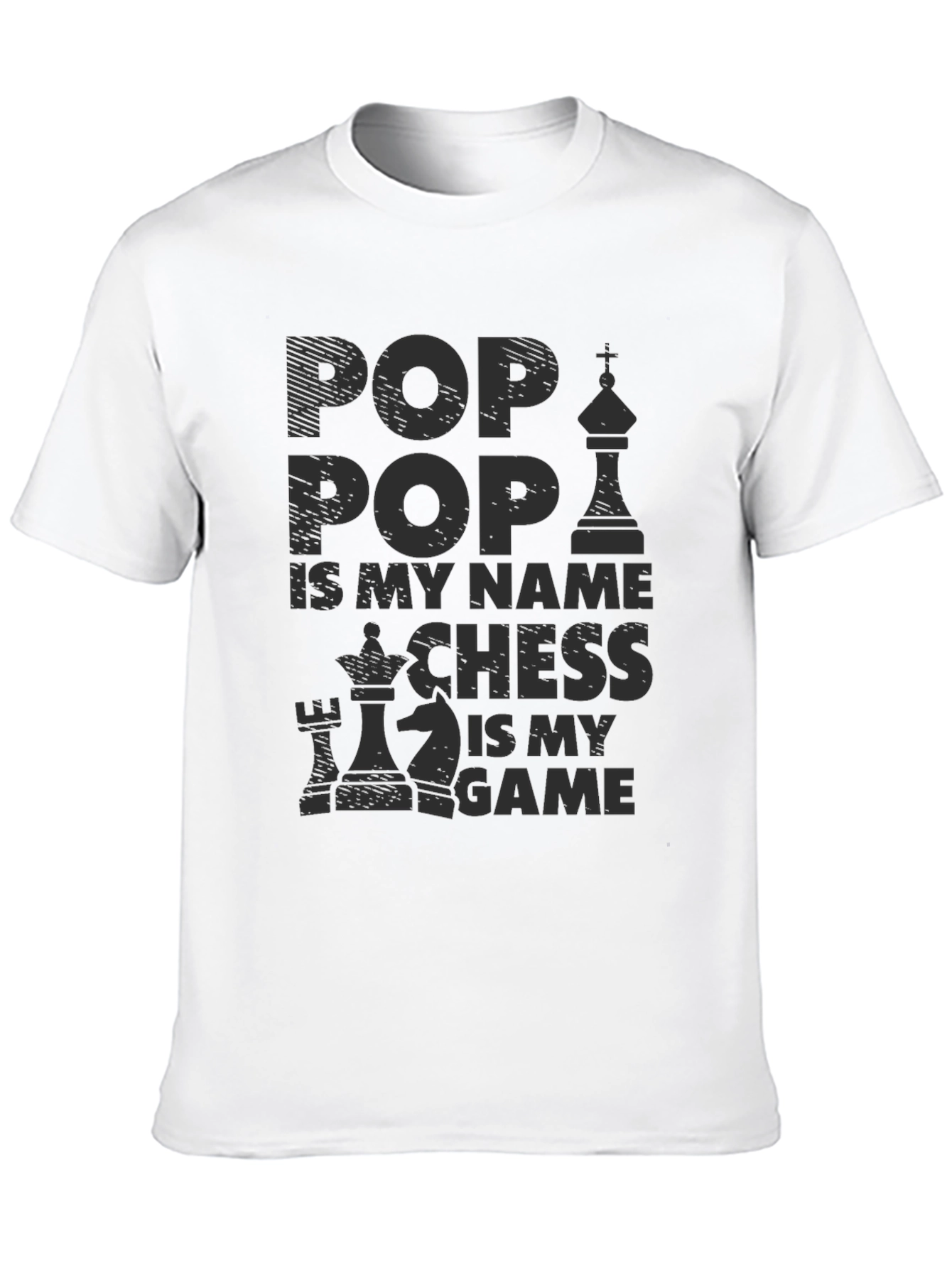 Pop Pop Chess Game T-Shirt