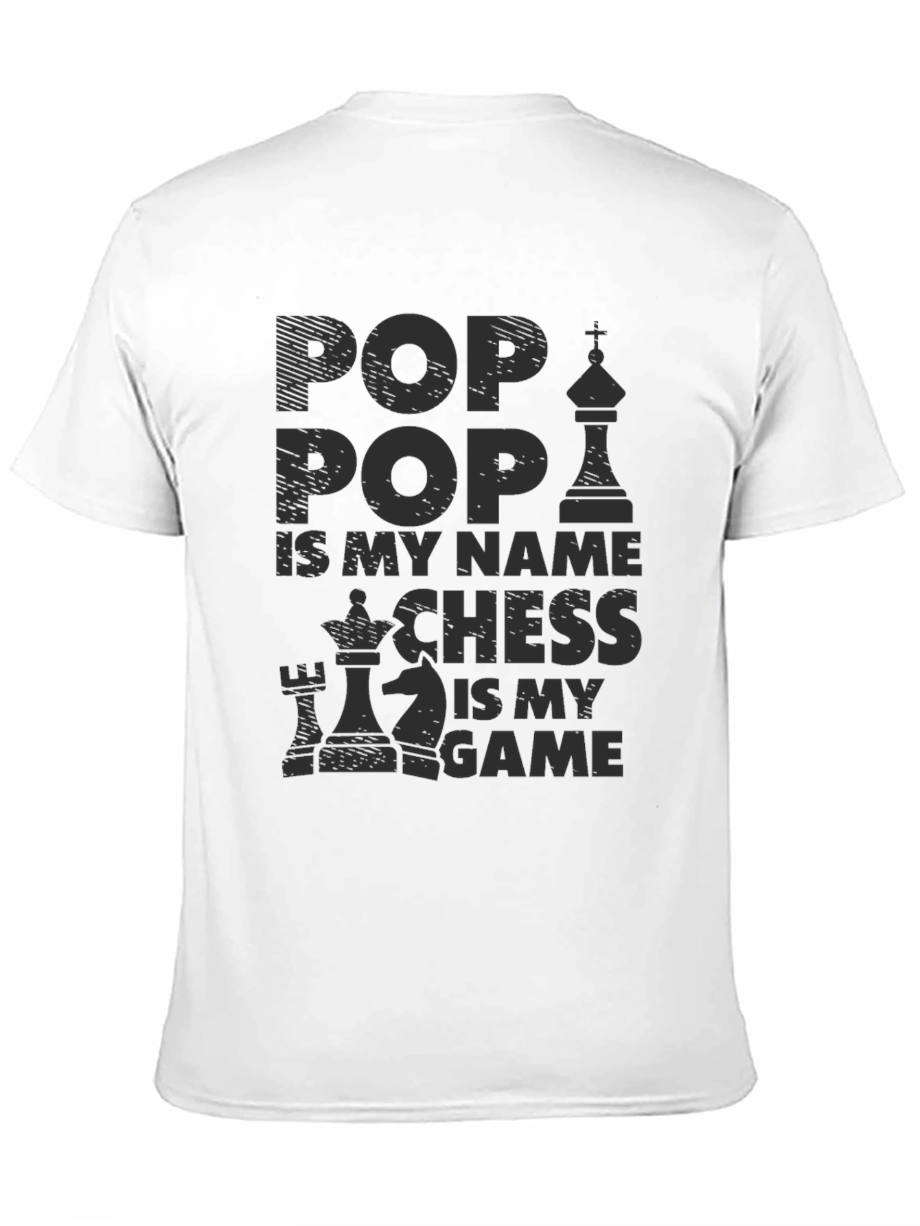 Pop Pop Chess Game T-Shirt