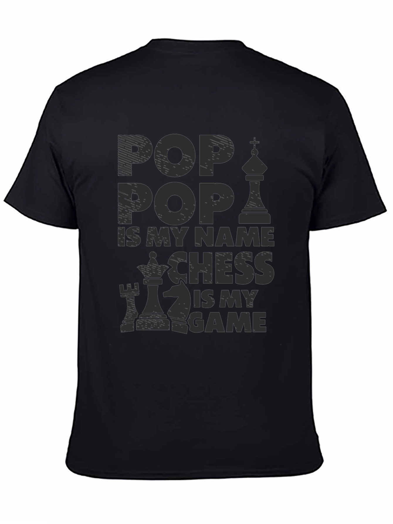 Pop Pop Chess Game T-Shirt