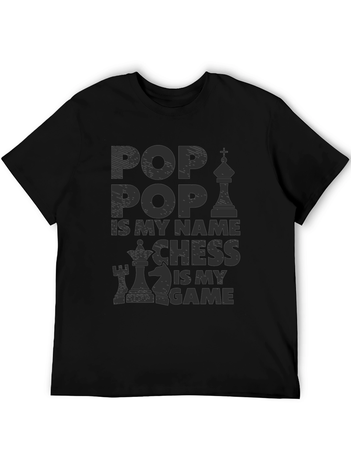 Pop Pop Chess Game T-Shirt