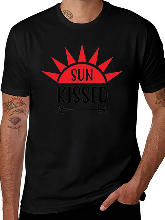 Sun Kissed Graphic T-Shirt - Black Tee