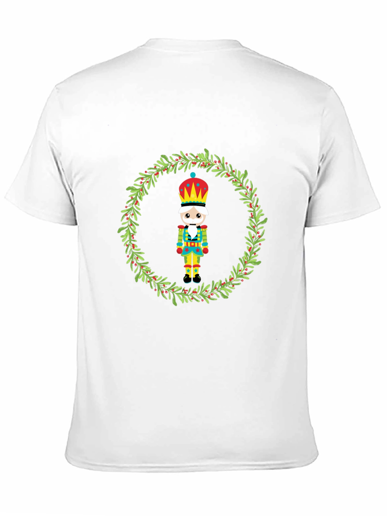 Festive Nutcracker Wreath Graphic Tee