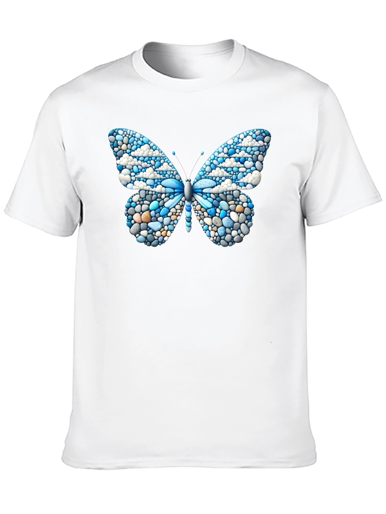 Butterfly Pebble Design T-Shirt