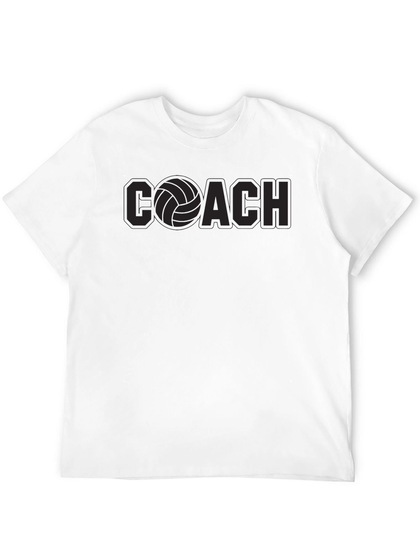 Volleyball Coach Graphic T-Shirt