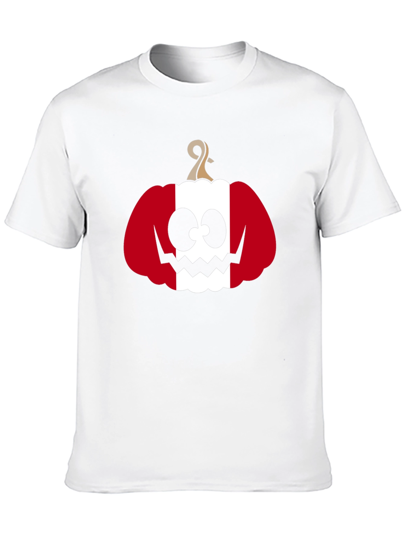 Halloween Peruvian Pumpkin Mens Black T-shirt