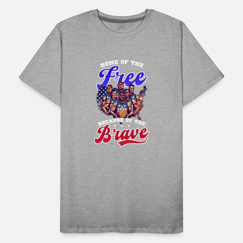 4th Of July Basketball Home Of Free Because Brave