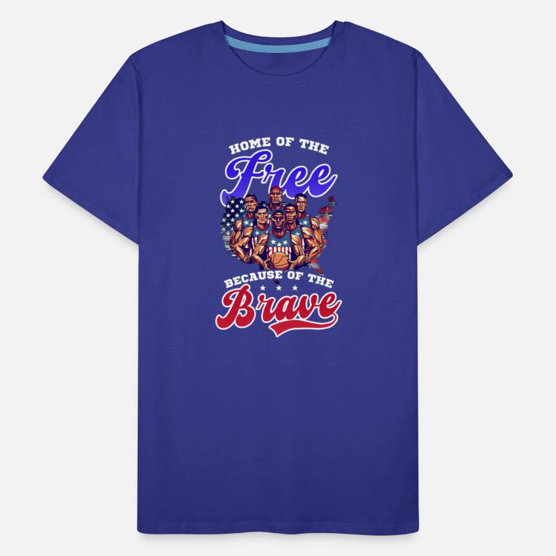 4th Of July Basketball Home Of Free Because Brave