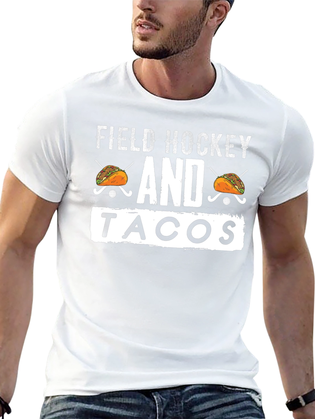 Field Hockey and Tacos Graphic T-Shirt