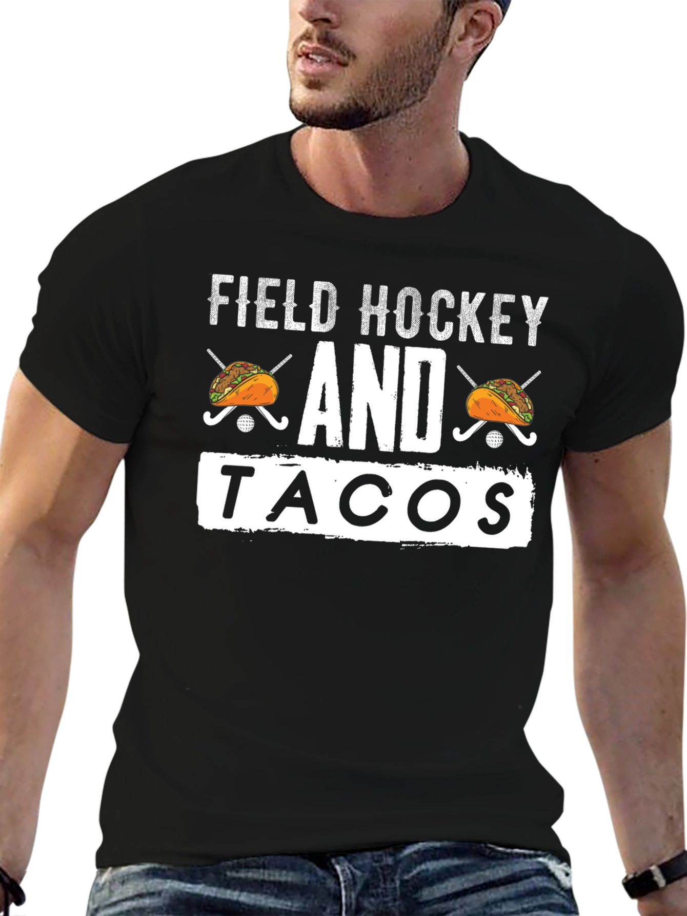 Field Hockey and Tacos Graphic T-Shirt