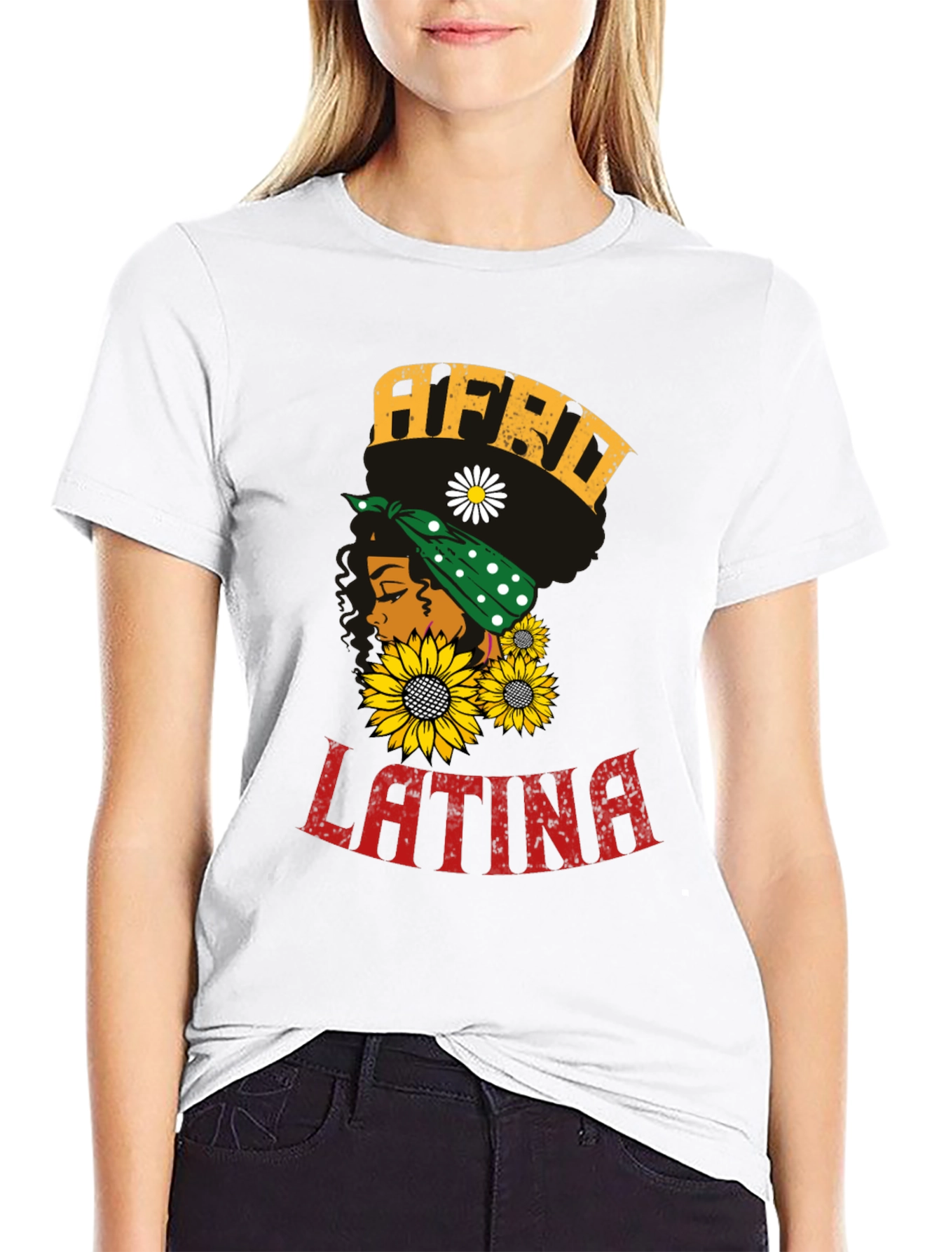 Afro Latina Graphic T-Shirt - Stylish Unisex Tee