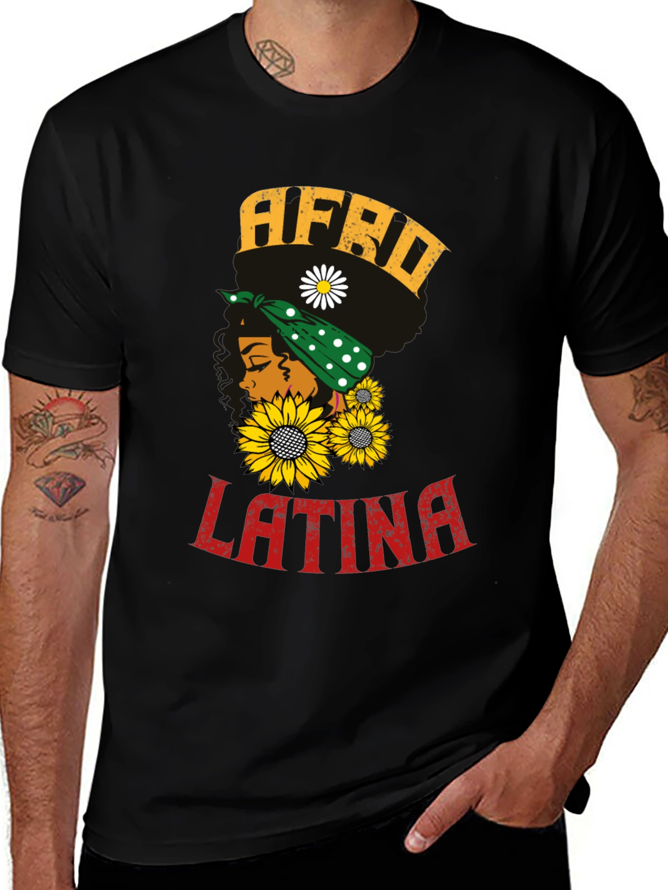 Afro Latina Graphic T-Shirt - Stylish Unisex Tee