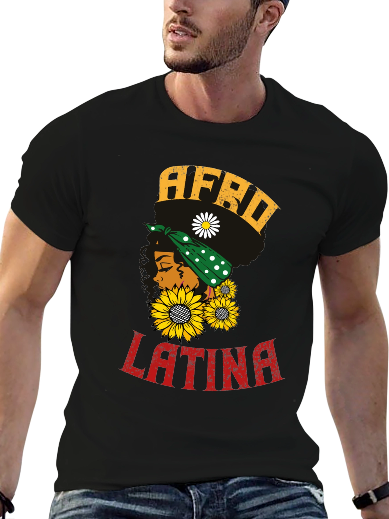 Afro Latina Graphic T-Shirt - Stylish Unisex Tee