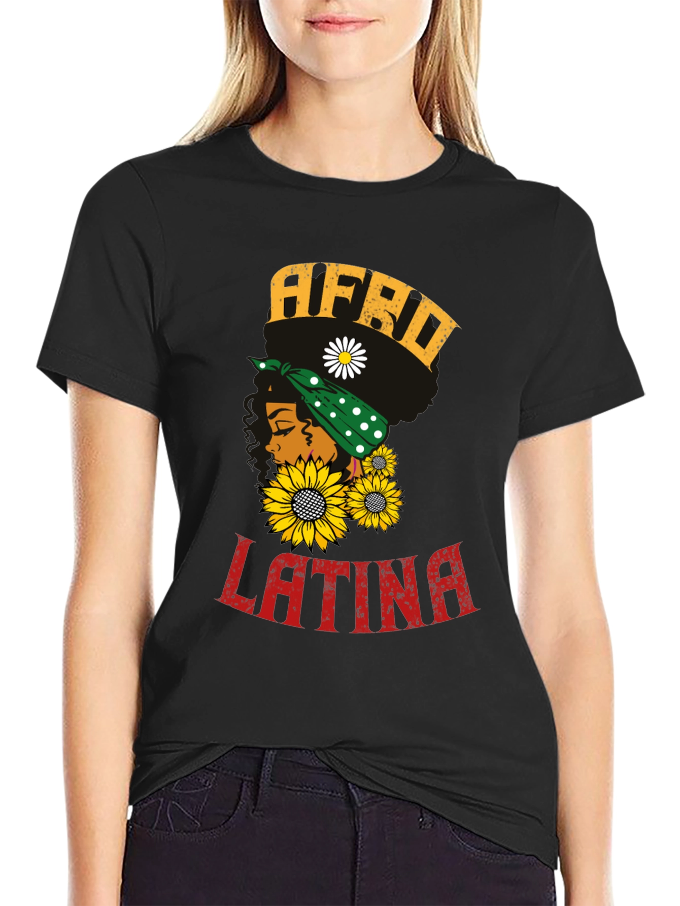 Afro Latina Graphic T-Shirt - Stylish Unisex Tee