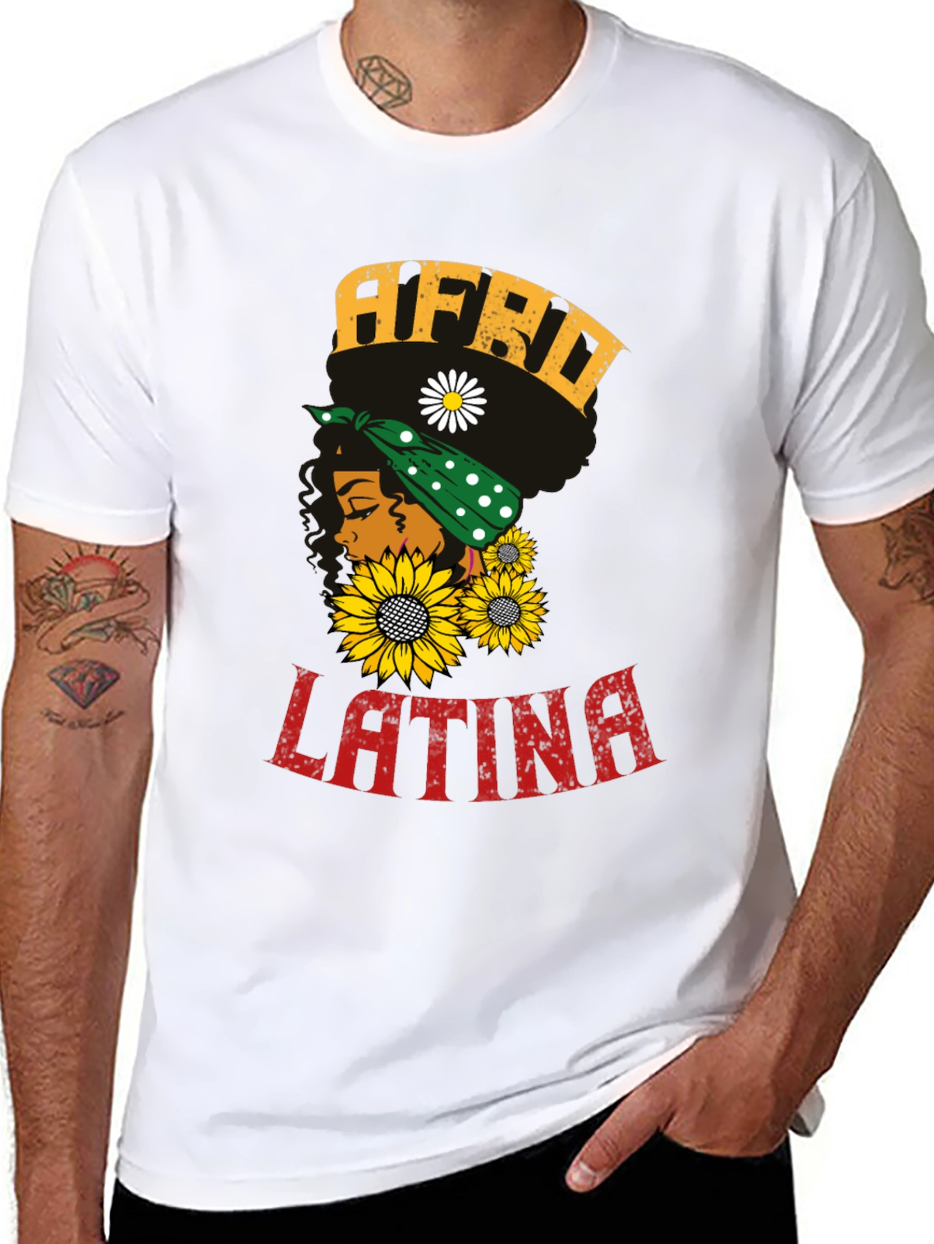 Afro Latina Graphic T-Shirt - Stylish Unisex Tee