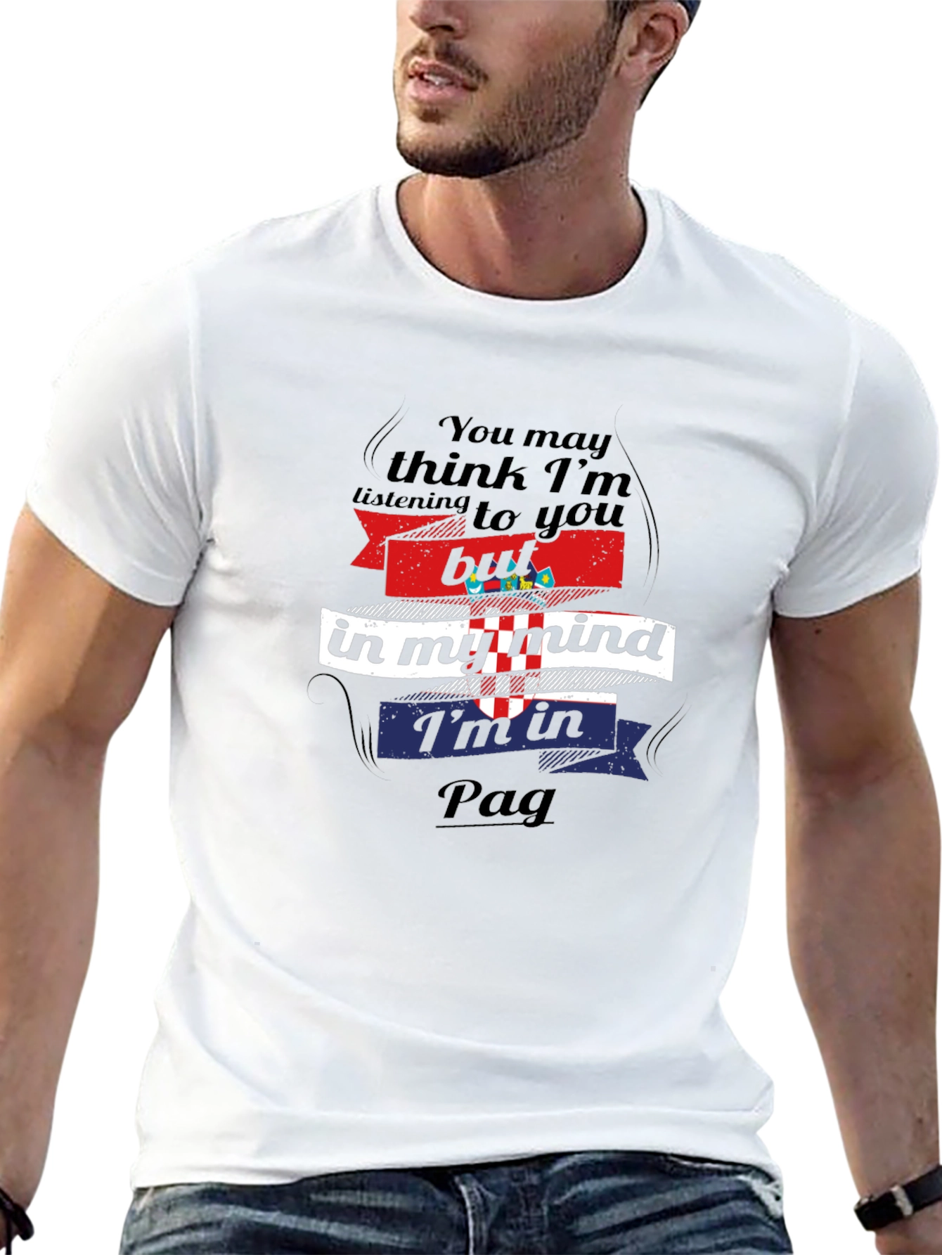 Croatia Pag Mind T-Shirt - Funny Vacation Tee