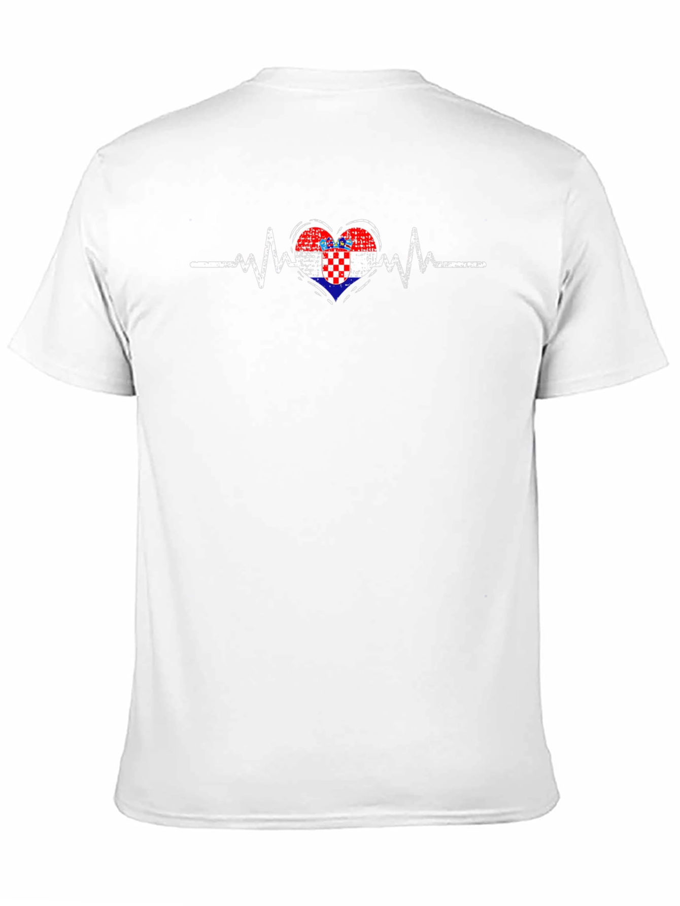 Croatia Heartbeat Flag T-Shirt