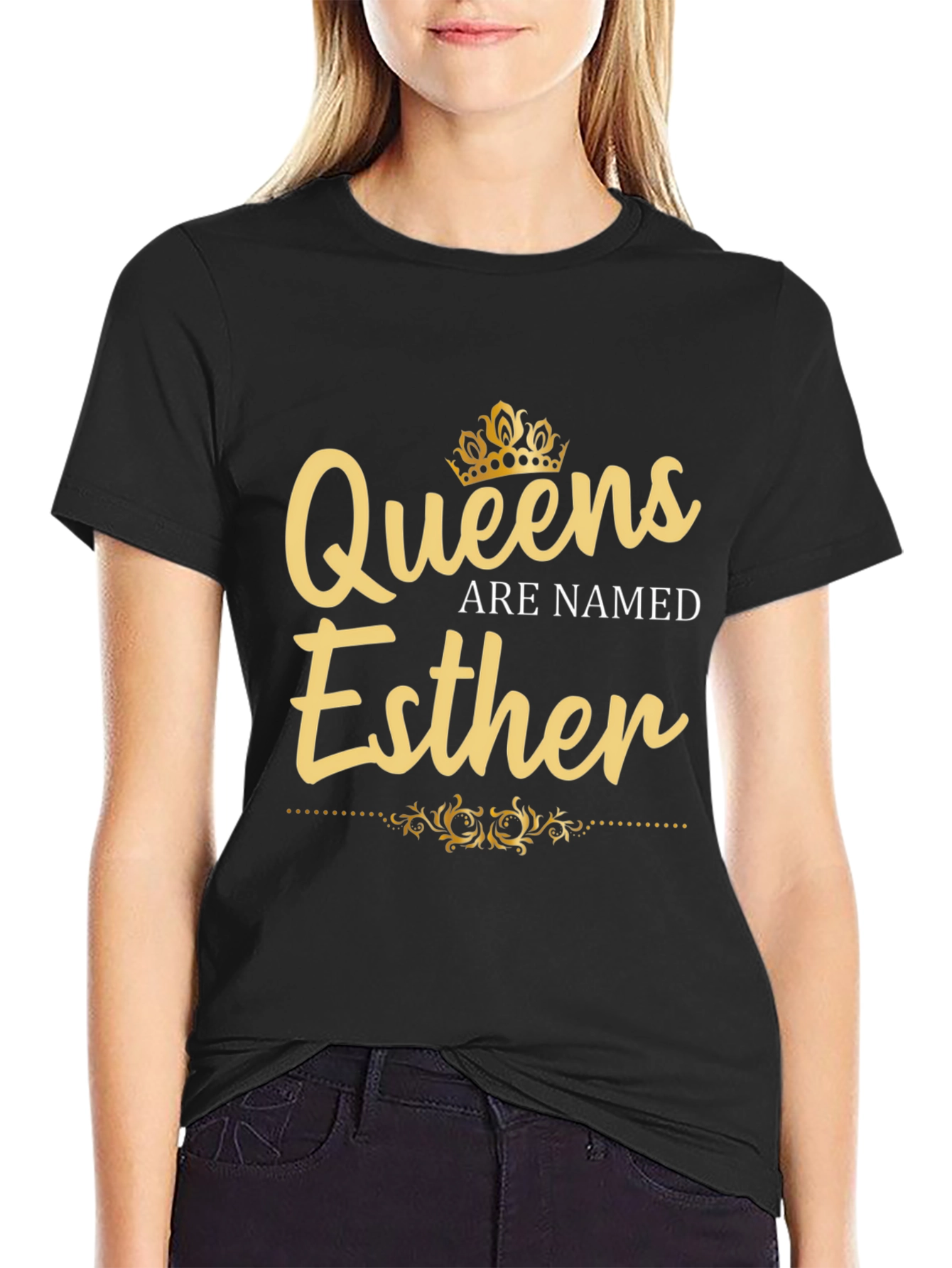 Queens Are Named Esther T-Shirt - Birthday Gift