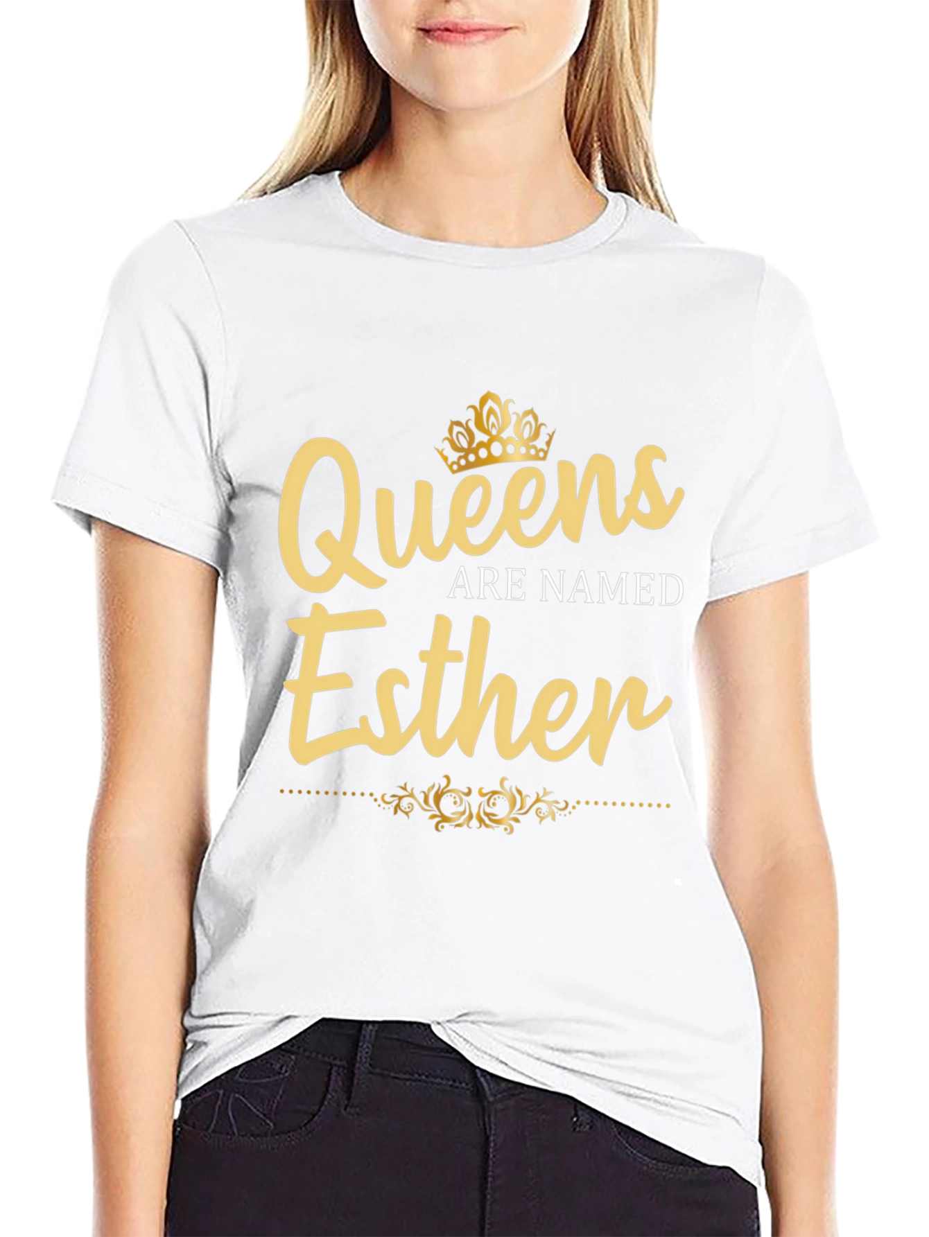 Queens Are Named Esther T-Shirt - Birthday Gift