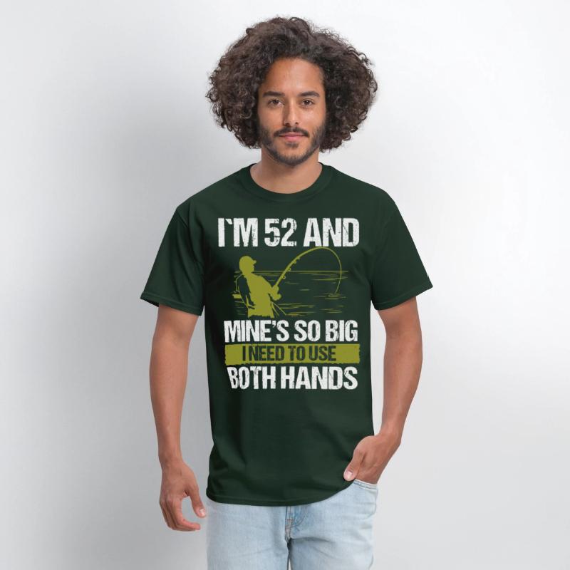 52 Year Old Fishing Lure Fisherman Rod Funny 52