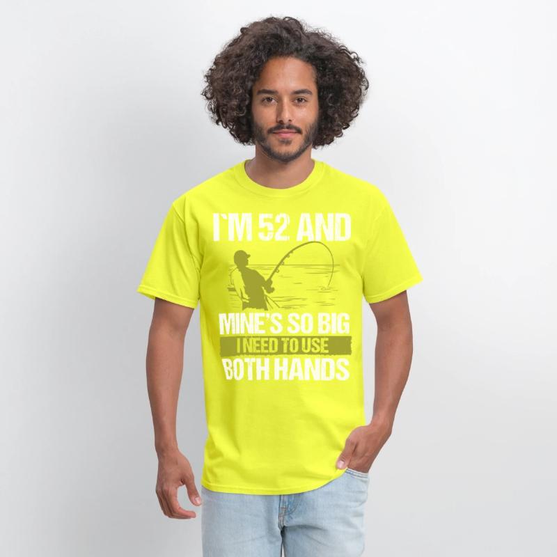 52 Year Old Fishing Lure Fisherman Rod Funny 52