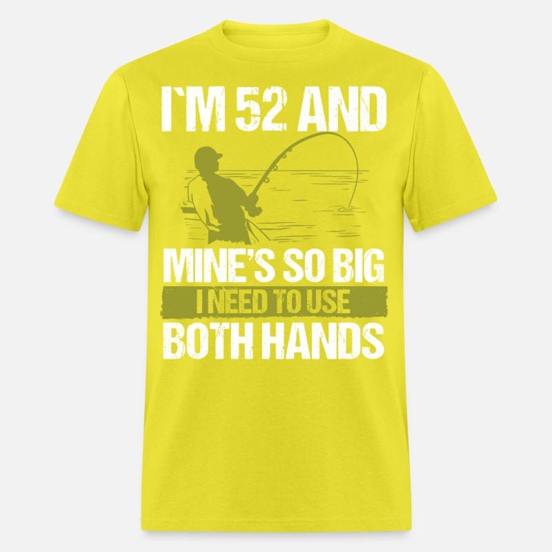52 Year Old Fishing Lure Fisherman Rod Funny 52