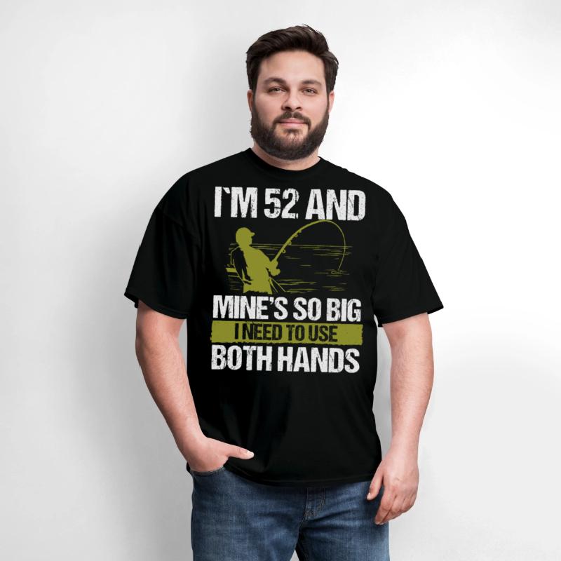 52 Year Old Fishing Lure Fisherman Rod Funny 52