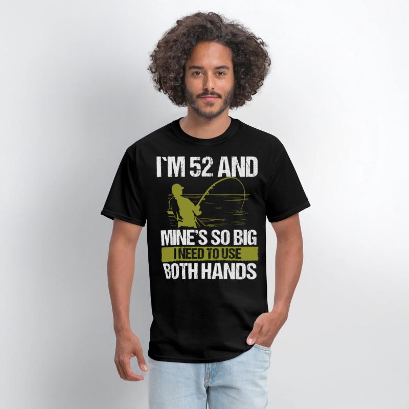 52 Year Old Fishing Lure Fisherman Rod Funny 52