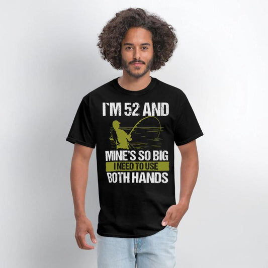 52 Year Old Fishing Lure Fisherman Rod Funny 52