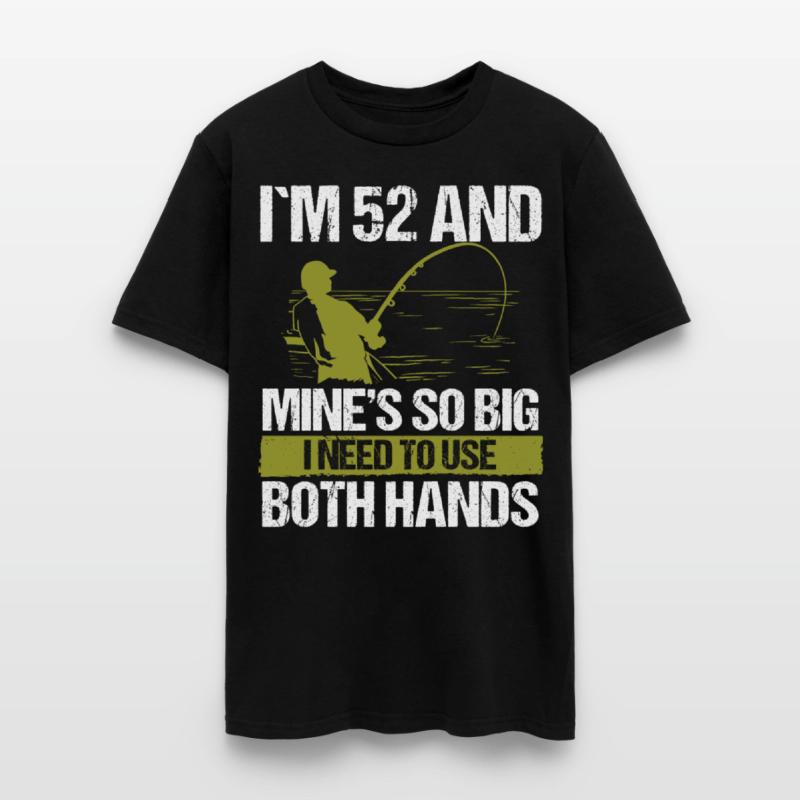 52 Year Old Fishing Lure Fisherman Rod Funny 52
