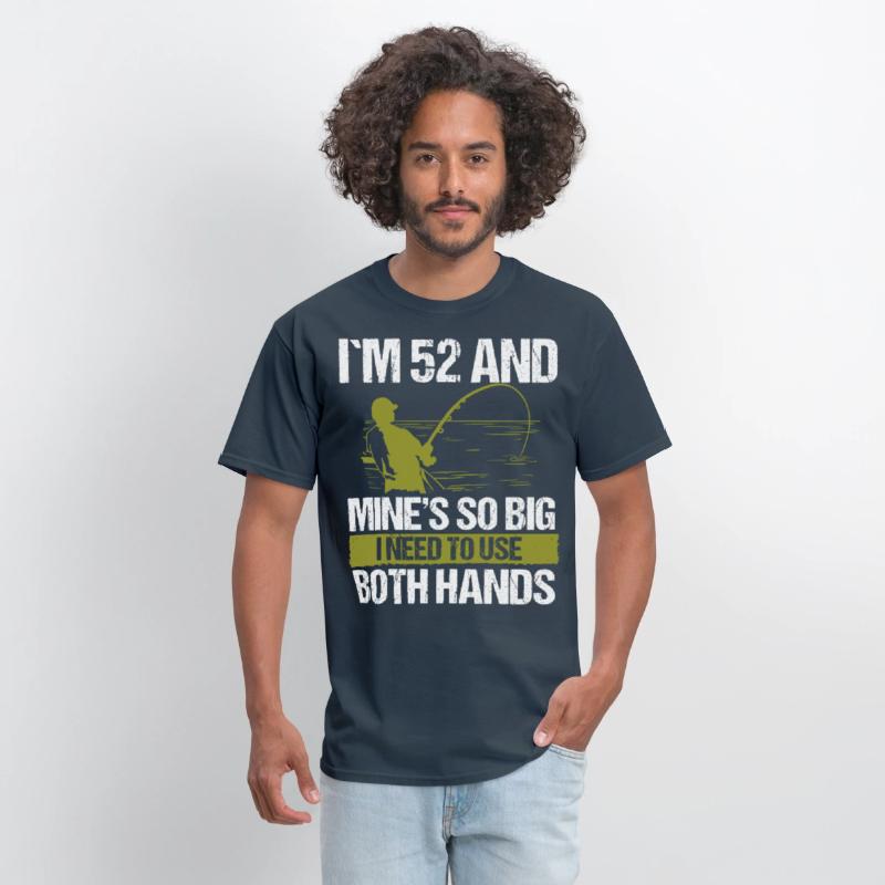 52 Year Old Fishing Lure Fisherman Rod Funny 52