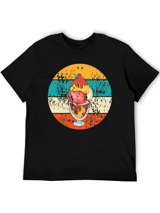 Retro Ice Cream T-Shirt - Vintage Dessert Tee