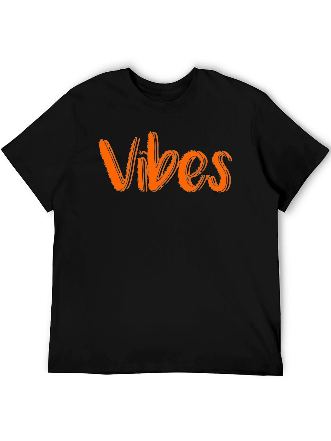 Vibes Graphic T-Shirt - Cool & Casual Black Tee