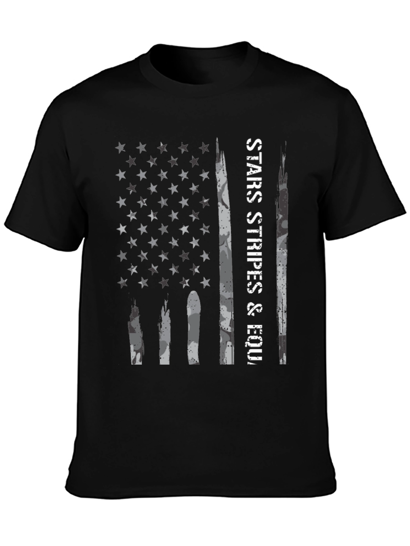 Stars & Stripes Graphic Tee - Mens Patriotic T-Shirt