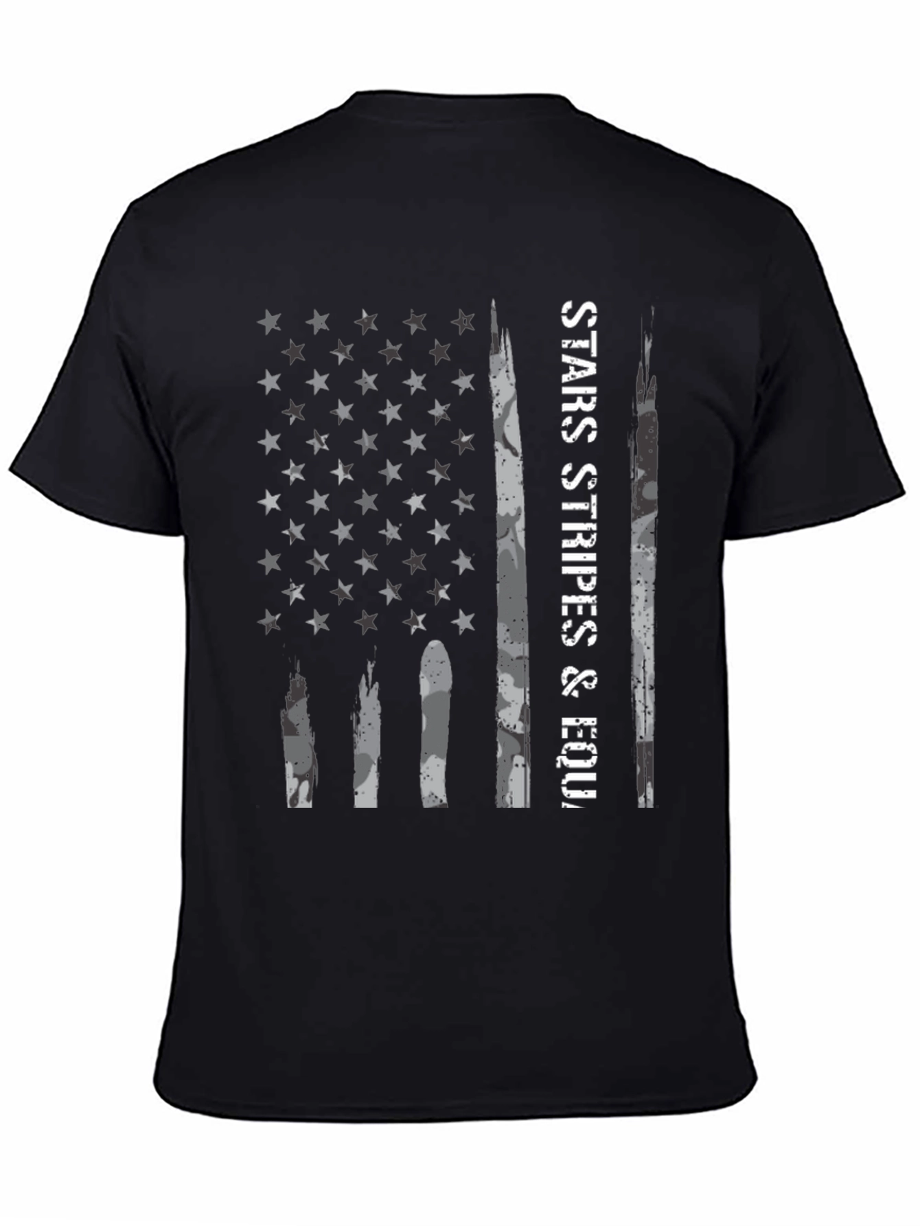 Stars & Stripes Graphic Tee - Mens Patriotic T-Shirt