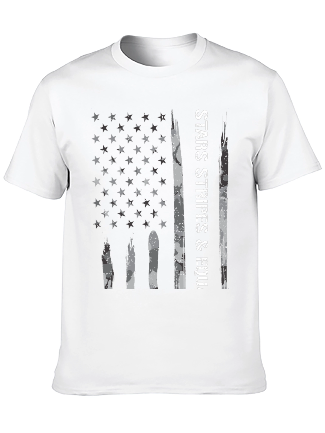 Stars & Stripes Graphic Tee - Mens Patriotic T-Shirt