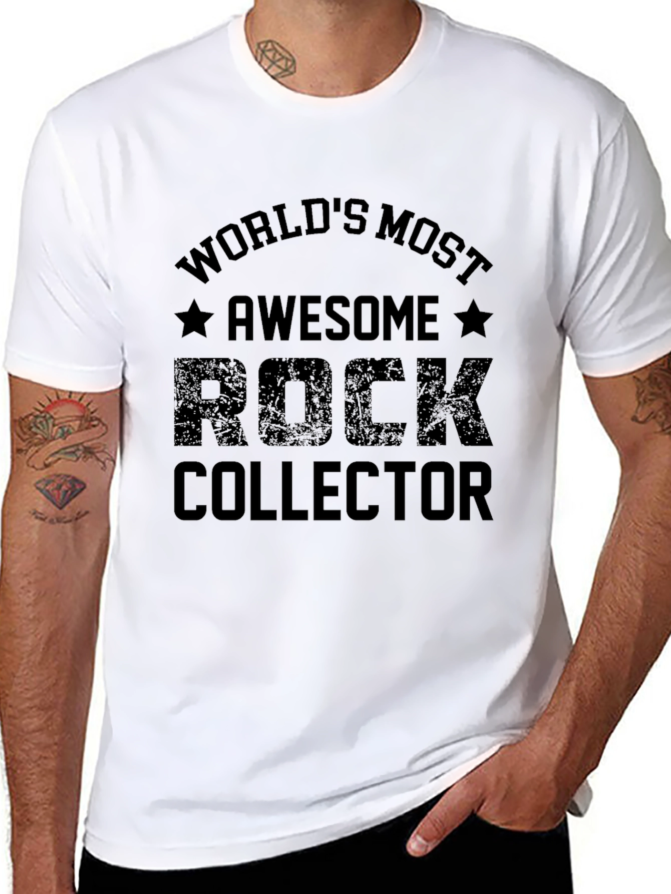 Worlds Most Awesome Rock Collector T-Shirt