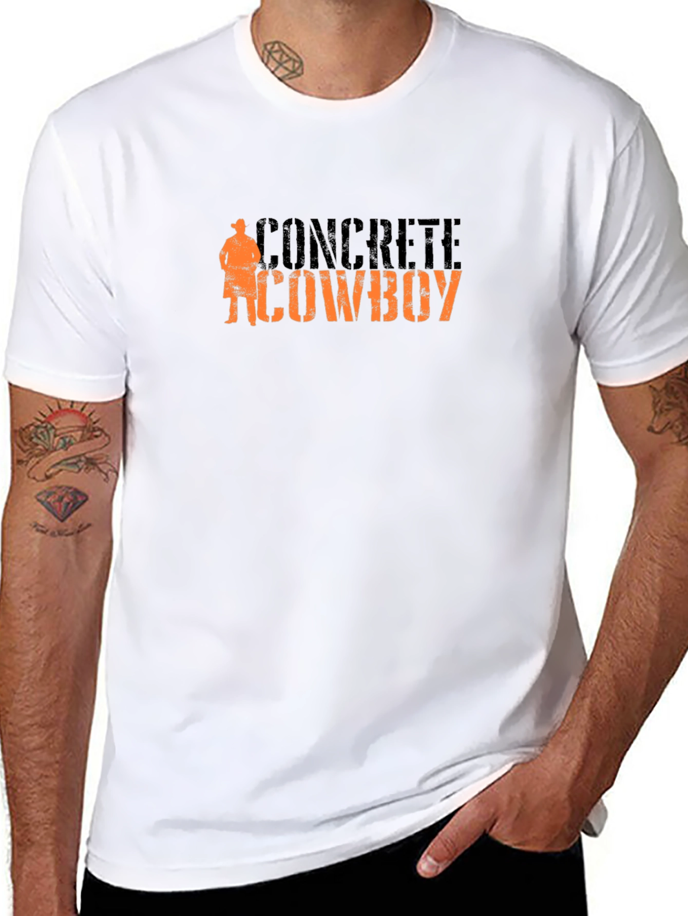 Concrete Cowboy T-Shirt - Urban Western Style