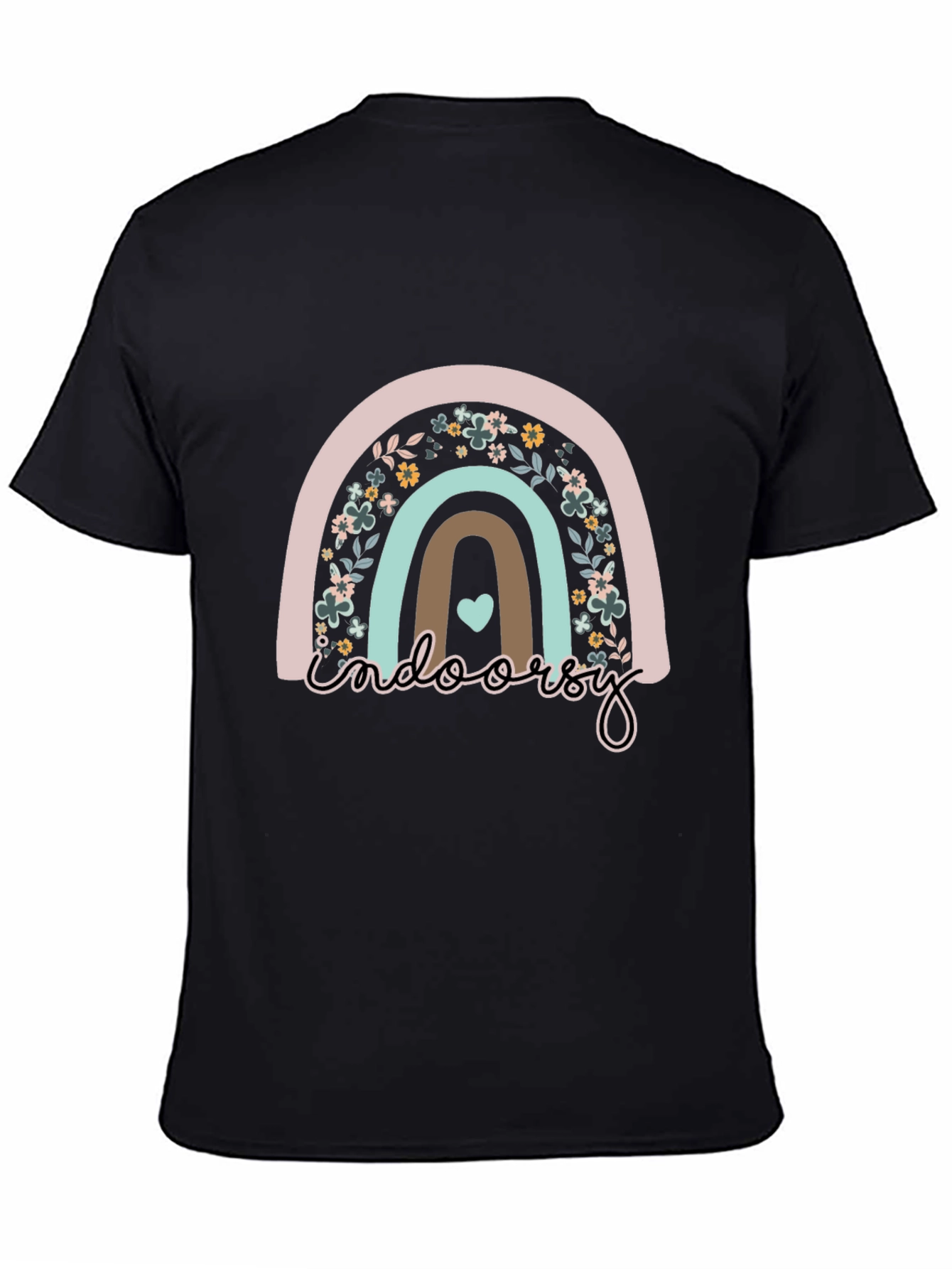 Floral Rainbow Indoorsy Graphic Tee