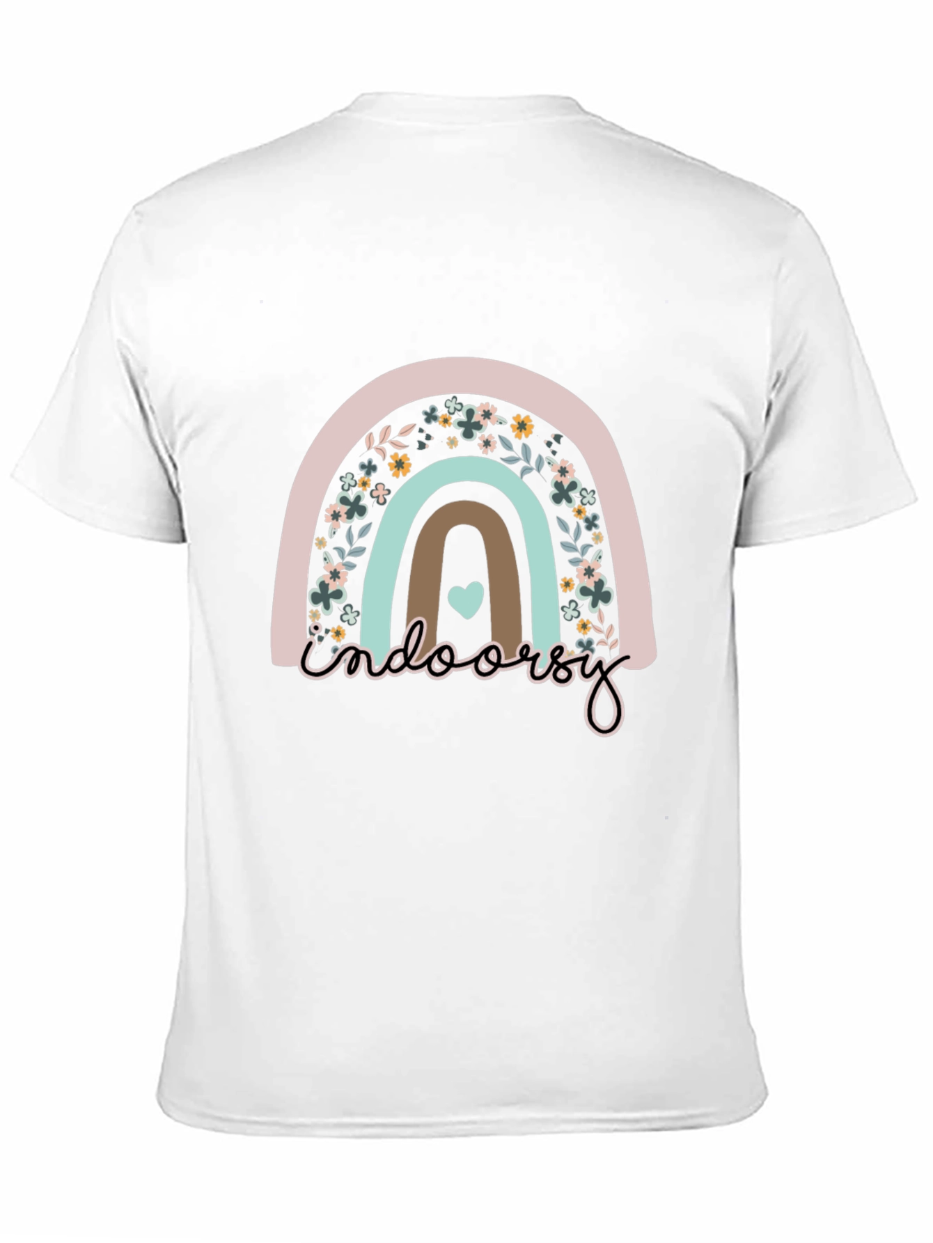 Floral Rainbow Indoorsy Graphic Tee