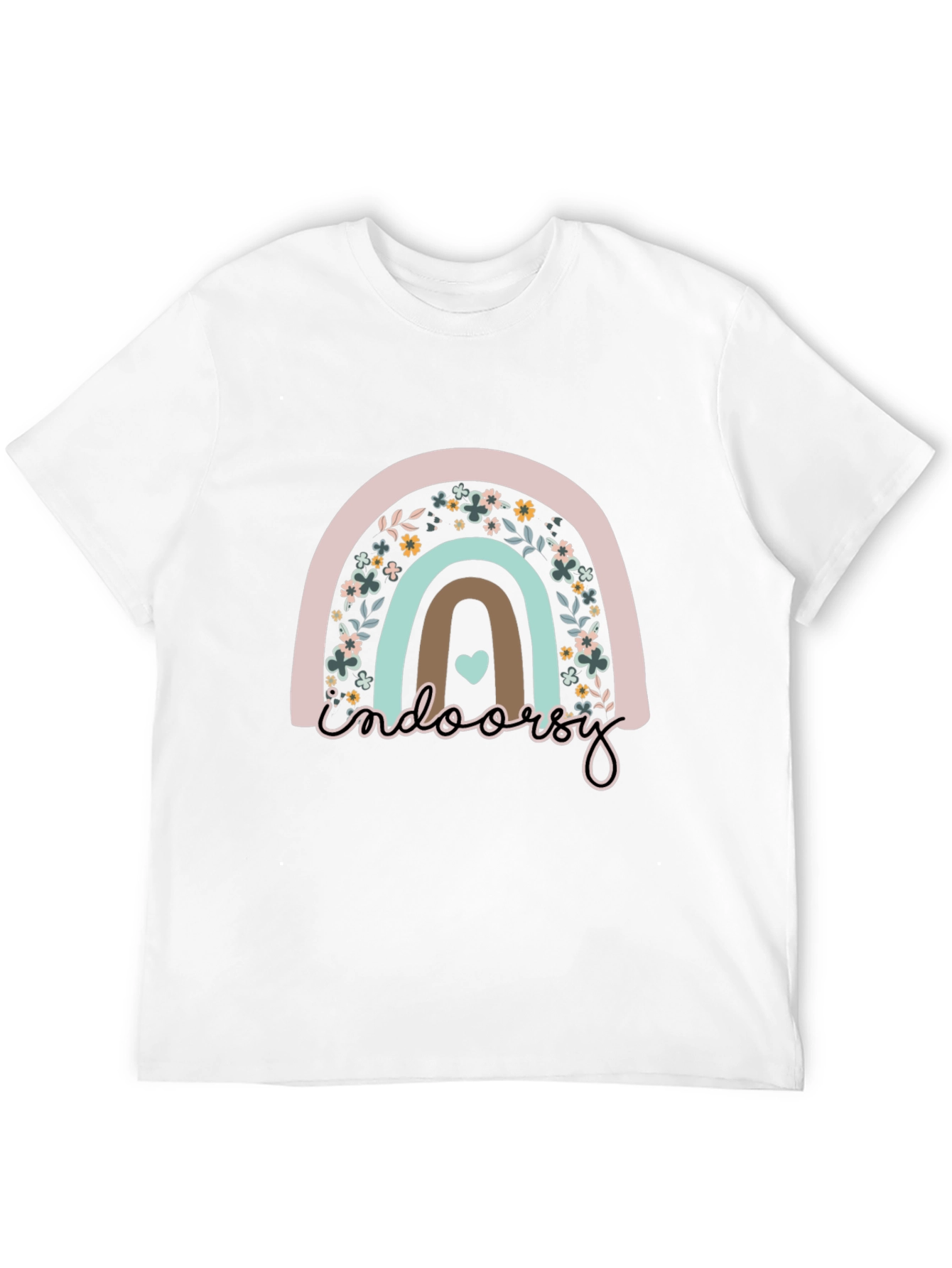 Floral Rainbow Indoorsy Graphic Tee
