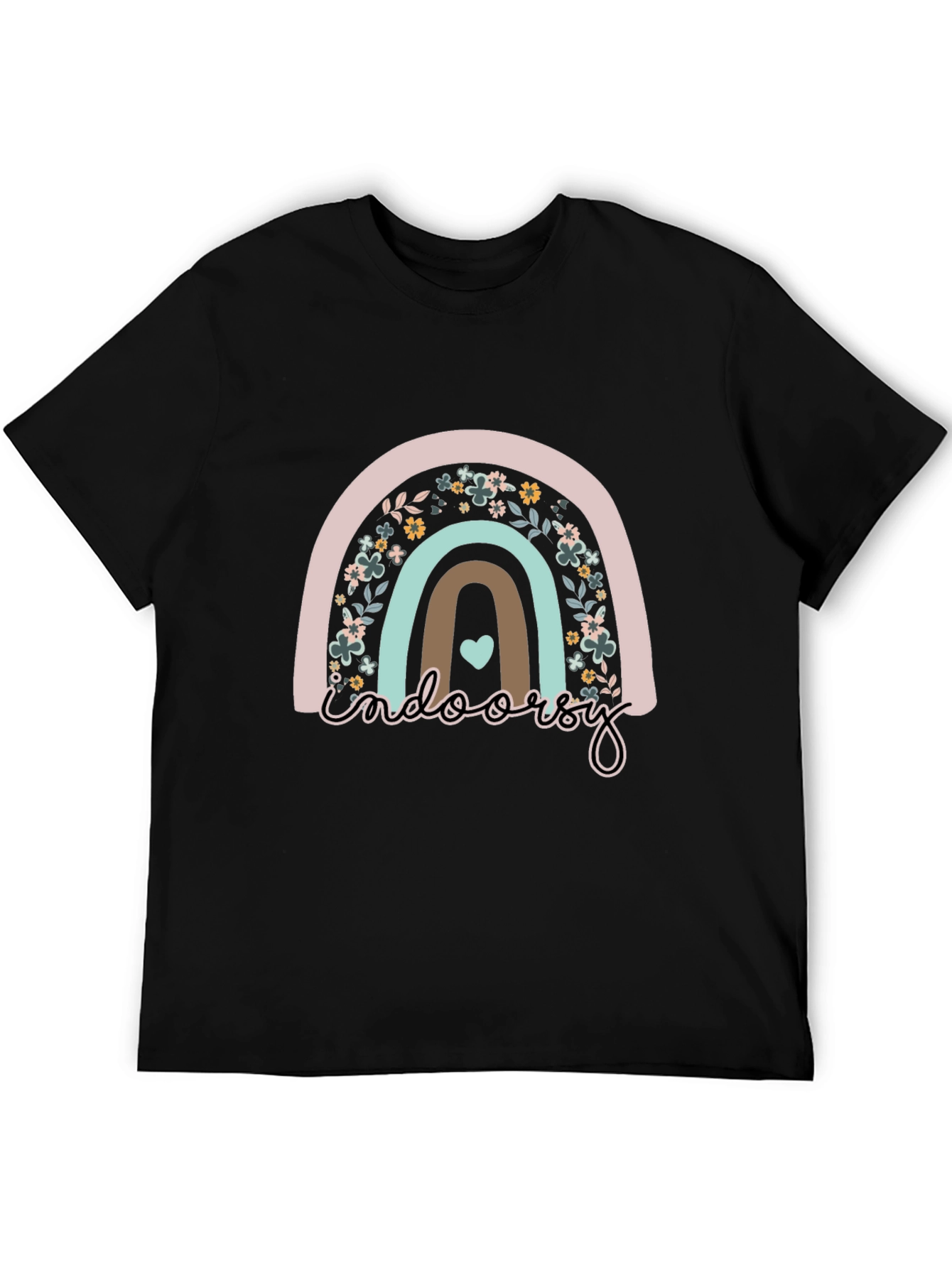Floral Rainbow Indoorsy Graphic Tee
