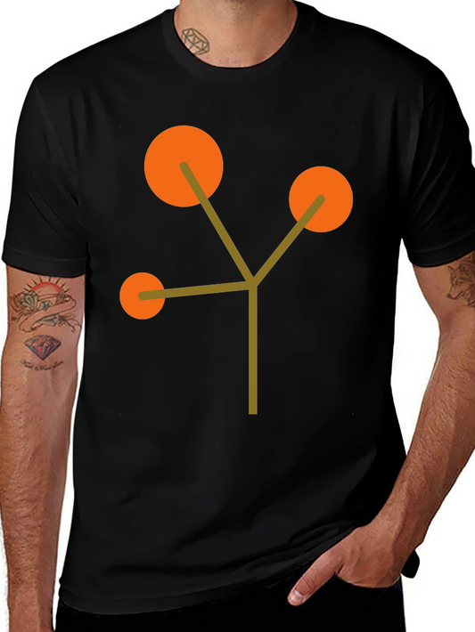 Abstract Geometric Design T-Shirt
