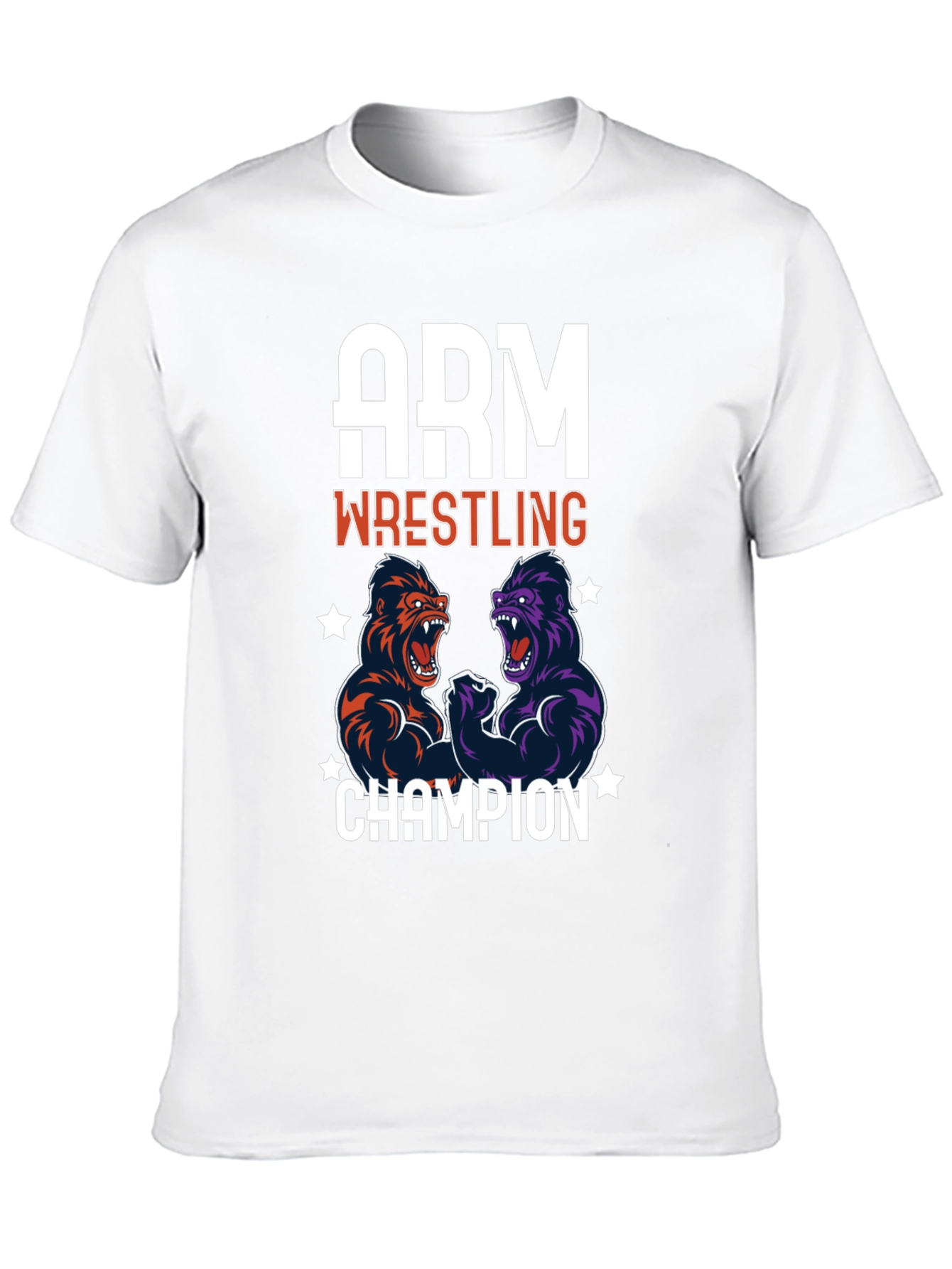 Arm Wrestling Champion Gorilla Graphic T-Shirt